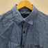 ジョセフアボード JOSEPH ABBOUD FINEST ITALIAN FABRICS イタリア製 生地 L/S 麻 リネン 100% シャツ 襟芯 メンズ LL
