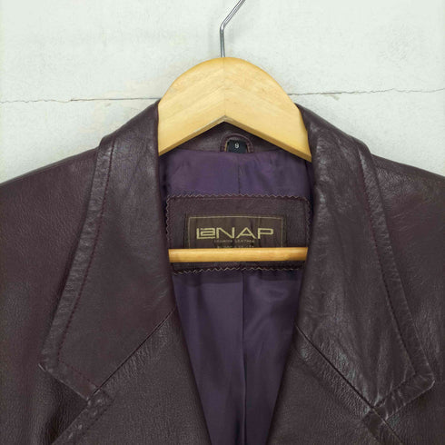 LANAP shhep nappa シープナッパ ダブルチェスターコート レディース 9