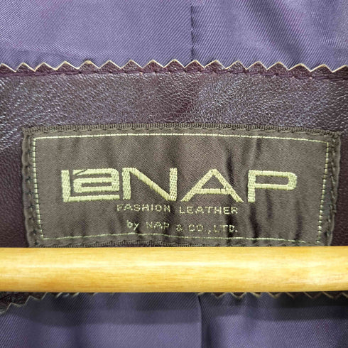 LANAP shhep nappa シープナッパ ダブルチェスターコート レディース 9