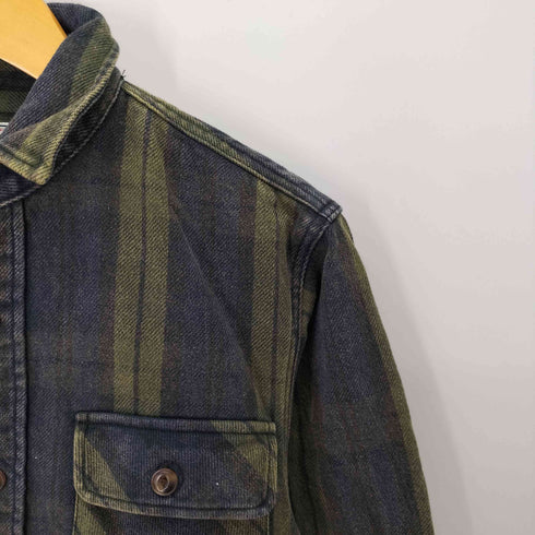 ヒューストン HOUSTON VINTAGE UK CHECK RAISED VIYELLA SHIRT メンズ JPN:M