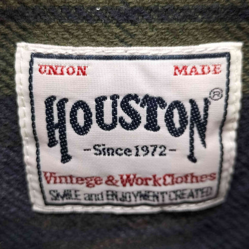 ヒューストン HOUSTON VINTAGE UK CHECK RAISED VIYELLA SHIRT メンズ JPN:M