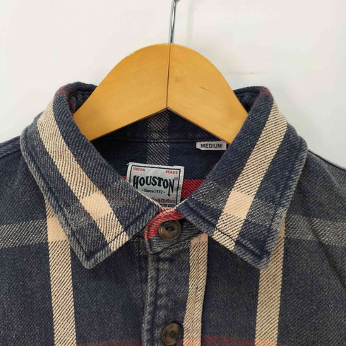 ヒューストン HOUSTON VINTAGE UK CHECK RAISED VIYELLA SHIRT メンズ JPN:M