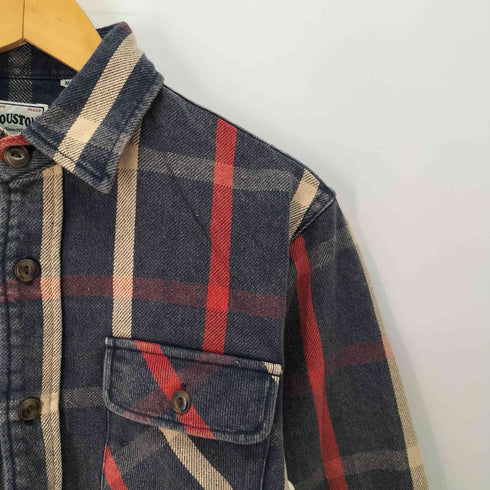ヒューストン HOUSTON VINTAGE UK CHECK RAISED VIYELLA SHIRT メンズ JPN:M