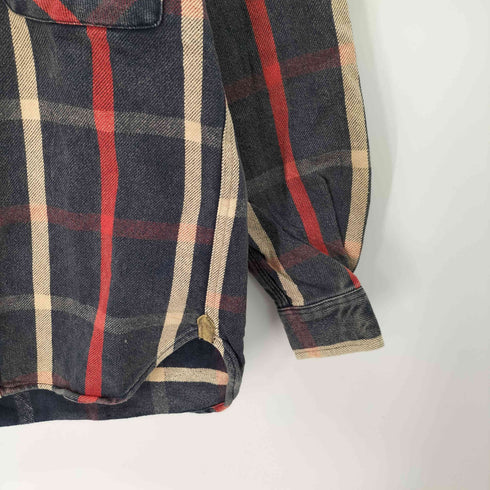 ヒューストン HOUSTON VINTAGE UK CHECK RAISED VIYELLA SHIRT メンズ JPN:M