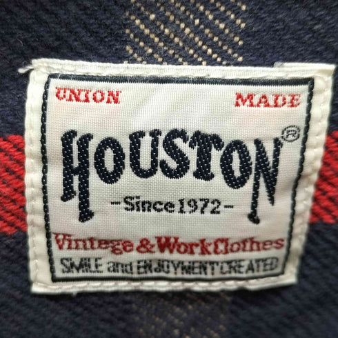 ヒューストン HOUSTON VINTAGE UK CHECK RAISED VIYELLA SHIRT メンズ JPN:M