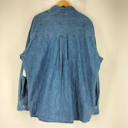 ザラ ZARA Chambray Shirt メンズ US M