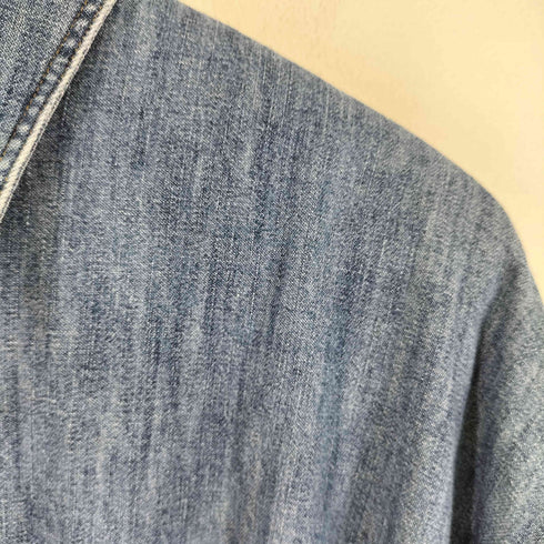 ザラ ZARA Chambray Shirt メンズ US M