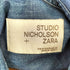 ザラ ZARA Chambray Shirt メンズ US M