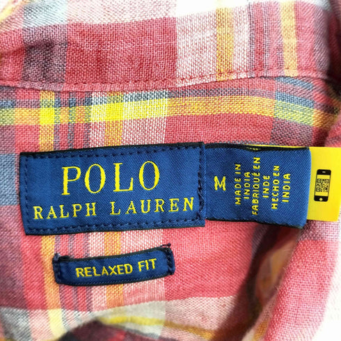 ポロラルフローレン POLO RALPH LAUREN スモールポニー刺繍 L/S BD チェック シャツ メンズ JPN:M