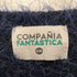 COMPANIA FANTASTICA ボーダー柄 シャギー クルーネックニット レディース S/M