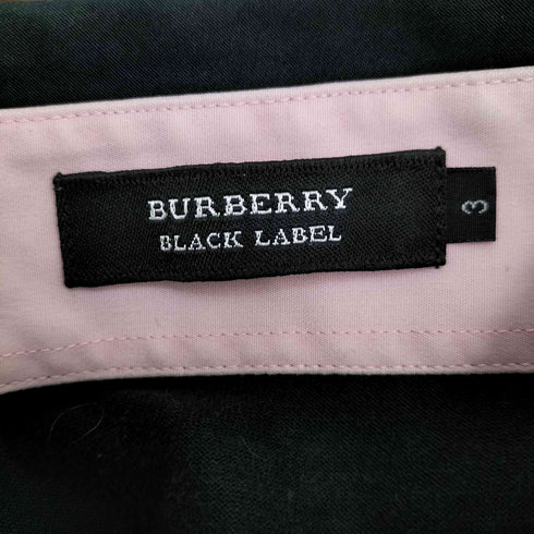 バーバリーブラックレーベル BURBERRY BLACK LABEL ロゴ刺繍 S/S ポロ シャツ メンズ 3