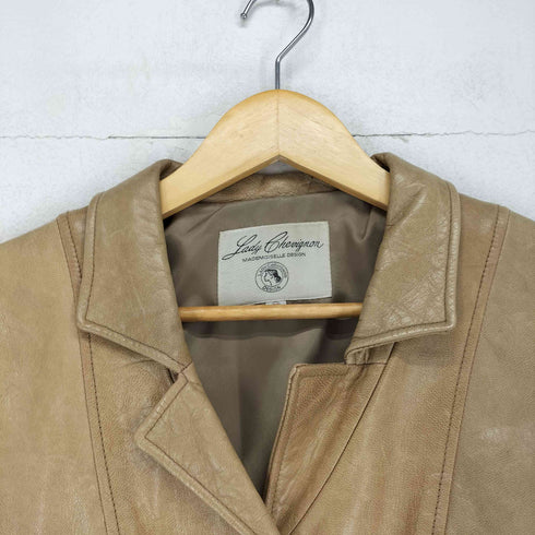 Lady Chevignon goat leather ゴートレザーコート レディース 38