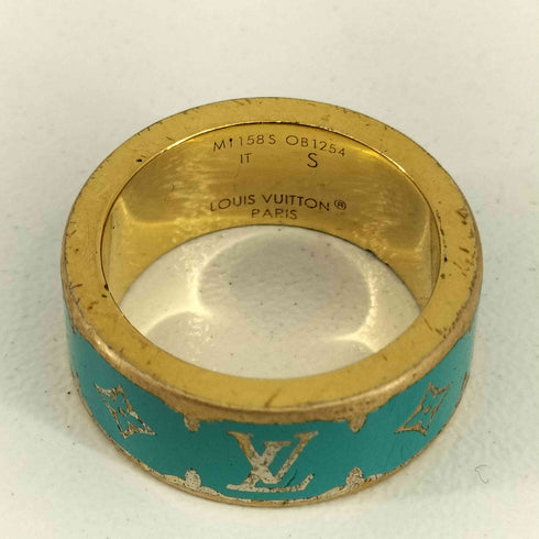 ルイヴィトン LOUIS VUITTON リング・ナノグラム エナメル レディース 10号