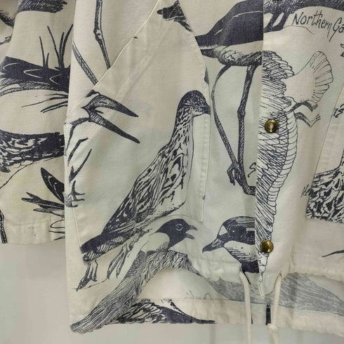 MICHIGAN RAG CO 80s USA製 鳥柄 コットンパーカー メンズ
