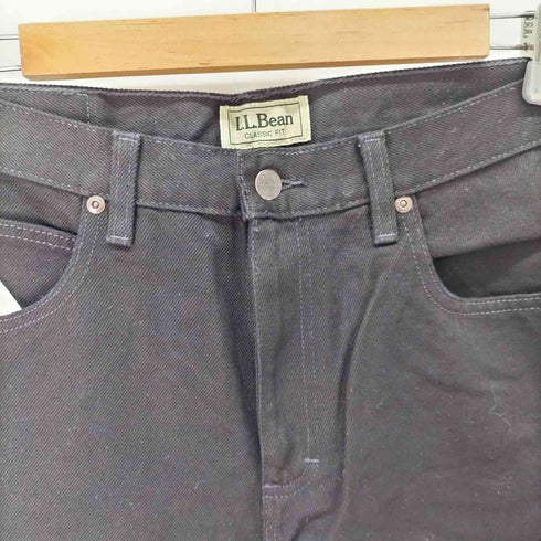 エルエルビーン L.L.Bean CLASSIC FIT ブラックデニムパンツ メンズ 32×34
