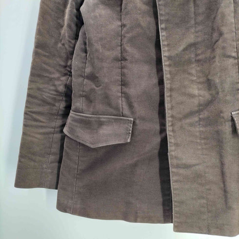 トルネードマート TORNADO MART Y2K 本革 リアルレザー スエード ガンフラップ カバーオール ジャケット 比翼 メンズ JPN:L