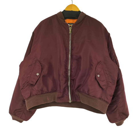 ショット Schott 90S MA-1 ワインレッド メンズ import:XL