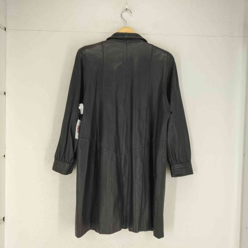 ANGEL LEATHER real leather リアルレザーロングコート レディース F