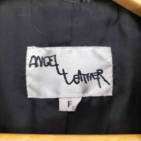ANGEL LEATHER real leather リアルレザーロングコート レディース F