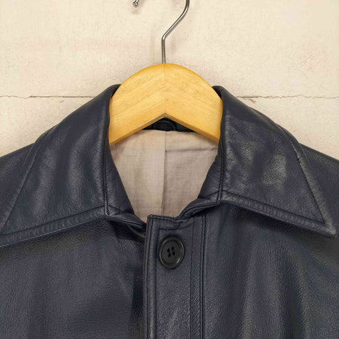 cow leather カウレザーハーフコート レディース 38