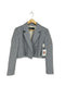 ザラ ZARA ツイードクロップドテーラードジャケット レディース M