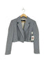 ザラ ZARA ツイードクロップドテーラードジャケット レディース M