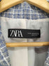 ザラ ZARA ツイードクロップドテーラードジャケット レディース M
