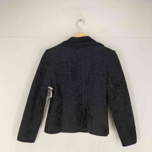 パイル地ショールカラージャケット レディース M