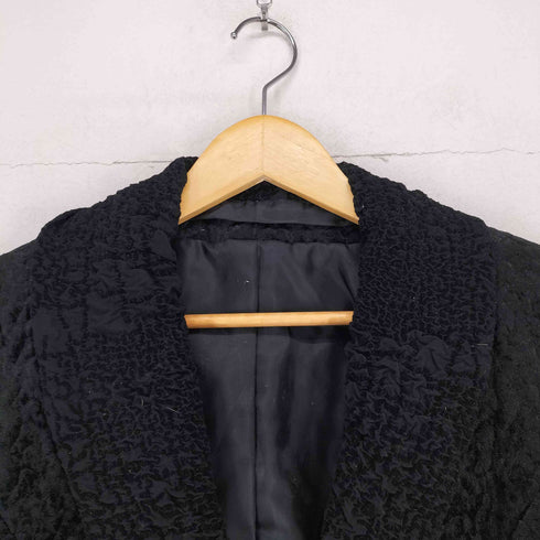 パイル地ショールカラージャケット レディース M