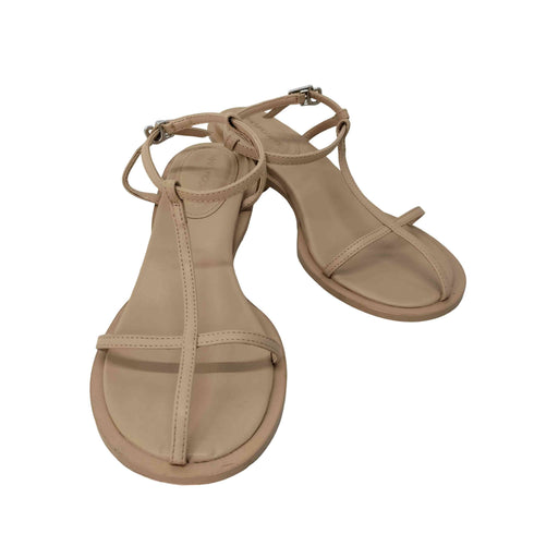 シールームリン Sea Room lynn エコレザーWood heel ストラップサンダル レディース JPN:M