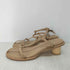 シールームリン Sea Room lynn エコレザーWood heel ストラップサンダル レディース JPN:M