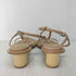 シールームリン Sea Room lynn エコレザーWood heel ストラップサンダル レディース JPN:M