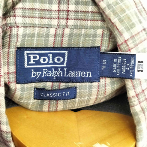 ポロバイラルフローレン Polo by RALPH LAUREN CLASSIC FIT L/S チェック シャツ メンズ JPN:S