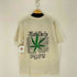 大麻プリントクルーネックTシャツ メンズ import:L