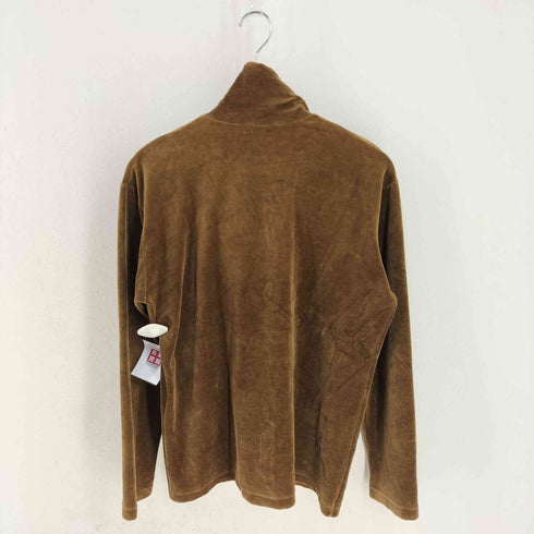 アーペーセー A.P.C. 仏製 ベロア ハーフジップ シャツ メンズ import:S