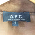 アーペーセー A.P.C. 仏製 ベロア ハーフジップ シャツ メンズ import:S