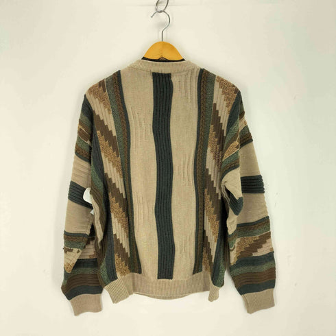 LUCIO SESTI ウール混アクリル3Dニット メンズ import:L