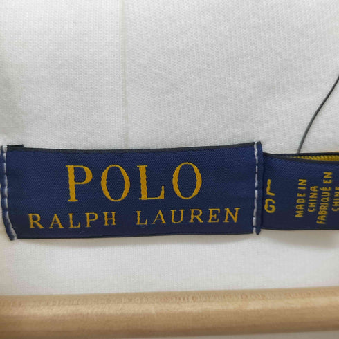ポロラルフローレン POLO RALPH LAUREN フロントロゴ ジップポケット プルオーバー パーカー メンズ import:L