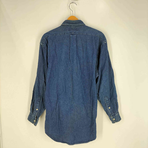 ラルフローレン RALPH LAUREN スモールポニー刺繍 デニム L/S シャツ メンズ import:M