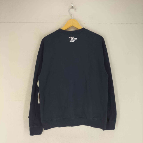 NICE GHOST CLUB 両面プリントクルーネックスウェット street メンズ M