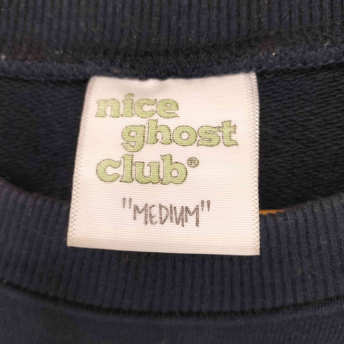 NICE GHOST CLUB 両面プリントクルーネックスウェット street メンズ M
