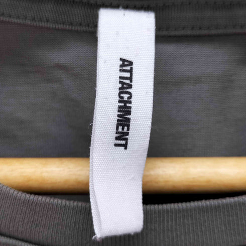 アタッチメント ATTACHMENT GIZA SILKY JERSEY CREW NECK POCKET TEE メンズ JPN:3