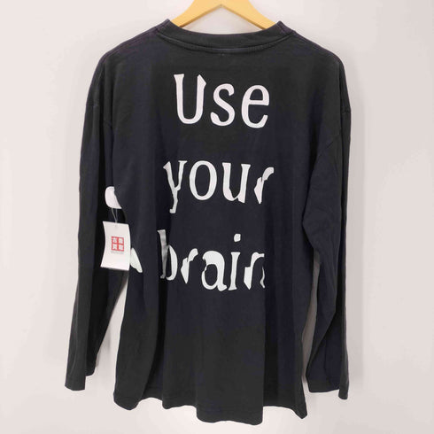 90S Use Your Brain プリント バンド L/S Tシャツ コピーライト1995 メンズ