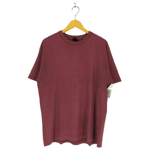 EZ GEAR 袖裾シングル ボーダー柄クルーネックTシャツ メンズ