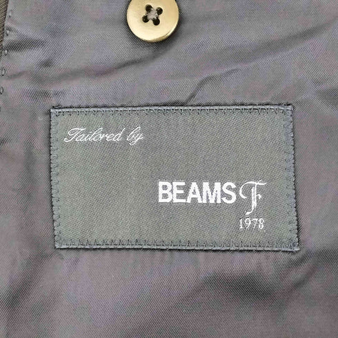 ビームスエフ BEAMS F 総裏 ストライプ3Bテーラードジャケット スラックスセットアップ メンズ 95
