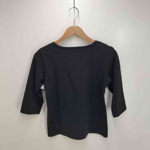 クレージュ courreges Uネック 七分袖ロゴカットソー レディース 2