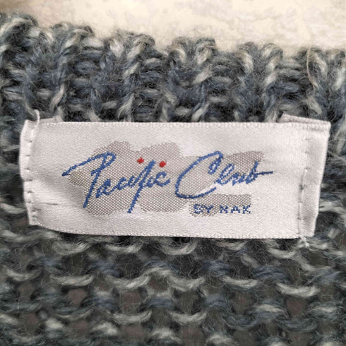 フロントデザインアクリルニット メンズ L