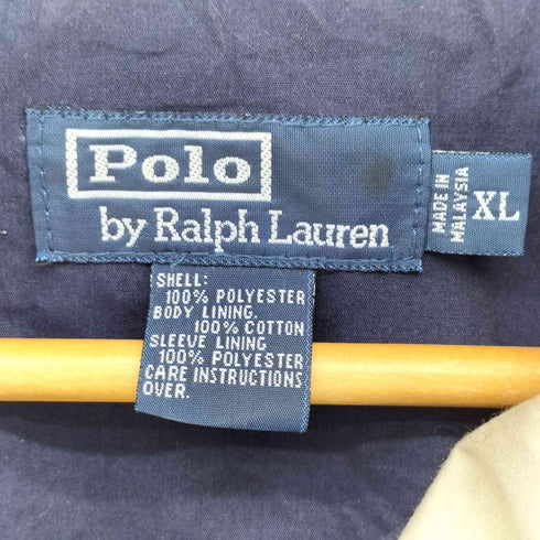 ポロバイラルフローレン Polo by RALPH LAUREN 90S ポニー 刺繍 セーリング スイングトップ ブルゾン メンズ import:XL