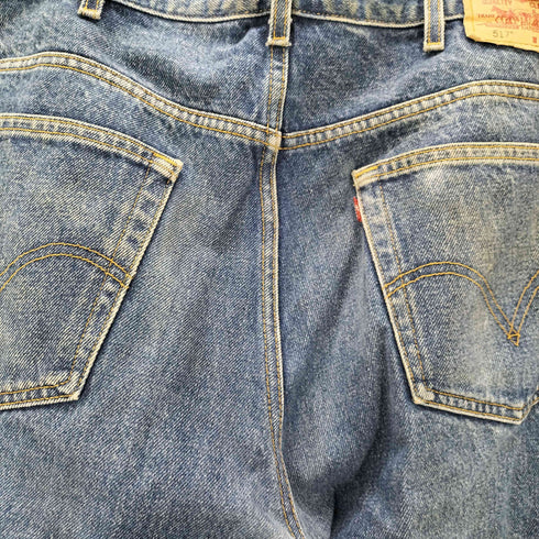 リーバイス Levis メキシコ製 517 BOOT CUT ボタン裏 929 刻印 ジップフライ ブーツカット デニム パンツ メンズ W:42 L:30