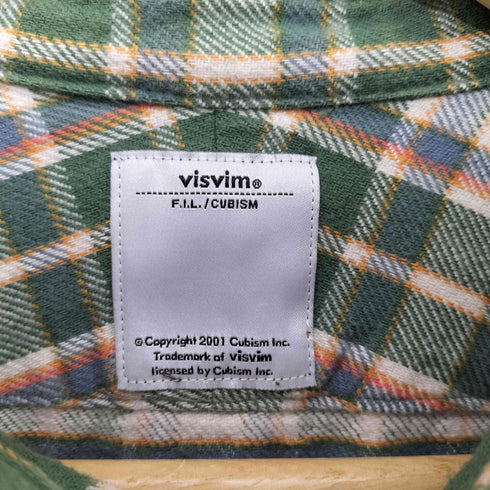 ビズビム VISVIM ボタンダウン チェックシャツ ネルシャツ メンズ JPN:S